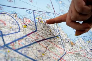 Apprendre à planifier un vol par drone, visualisation de la zone de vol autour de Lannion