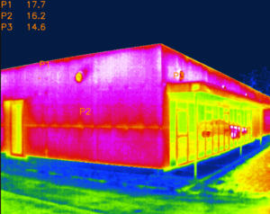 Thermographie de bâtiment par drone