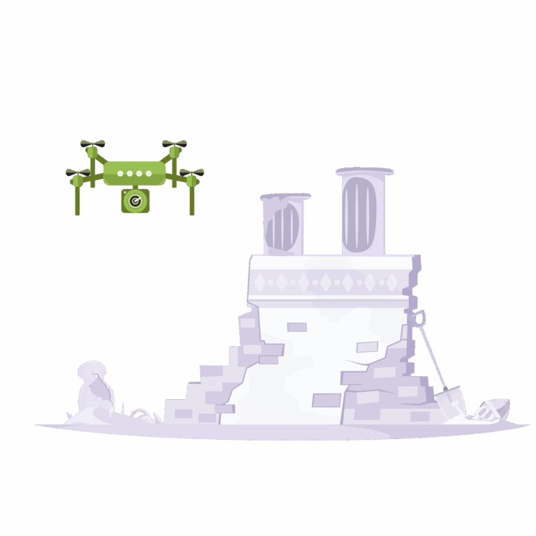 Archéologie – formation télépilote Bretagne – Référence Drone