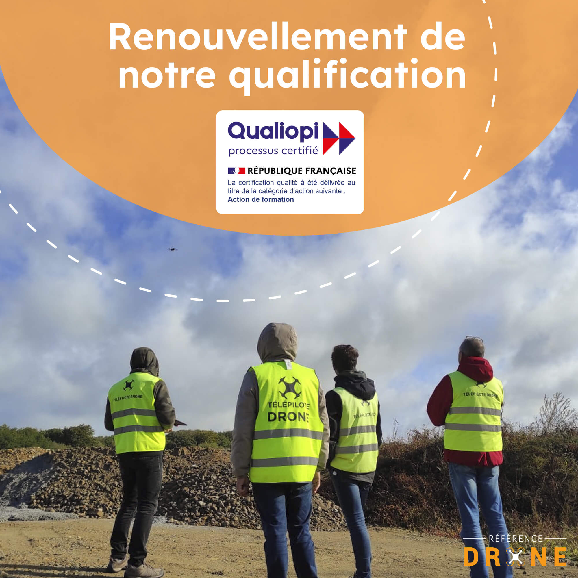 Formation de pilotage de drone