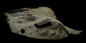 Calcul de volume grace à la photogrammétrie par drone