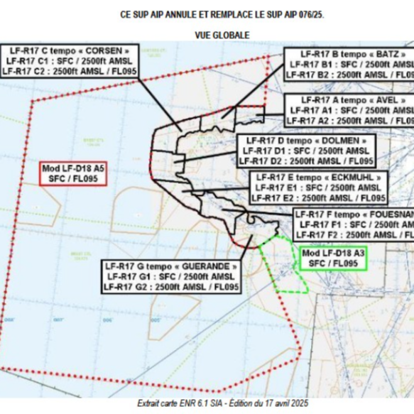Carte Zones Reglementees R17 Littoral Bretagne Drone – Formez Vous Ou Recyclez